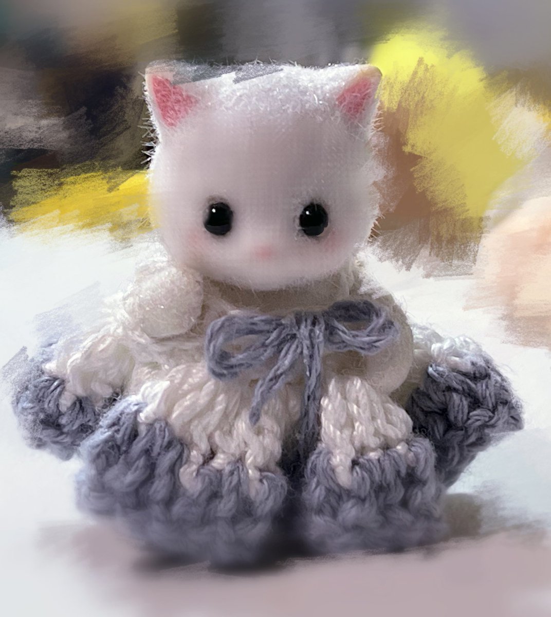 試作‼️可愛くできたからみてみてかまちょします^_ ̫_^
ボンネットも編みたい^._.^🎀