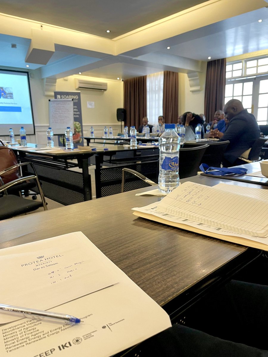 gerf_tz's tweet photo. On Day 2 of the Renewable Energy Market Platform Event. GERF, courtesy of @Stepmark, joined partners exploring opportunities under the CGF to boost renewable energy financing in Tanzania. ⚡🌱

#RenewableEnergy #GreenFinance #Tanzania https://t.co/DYsciNNPSV