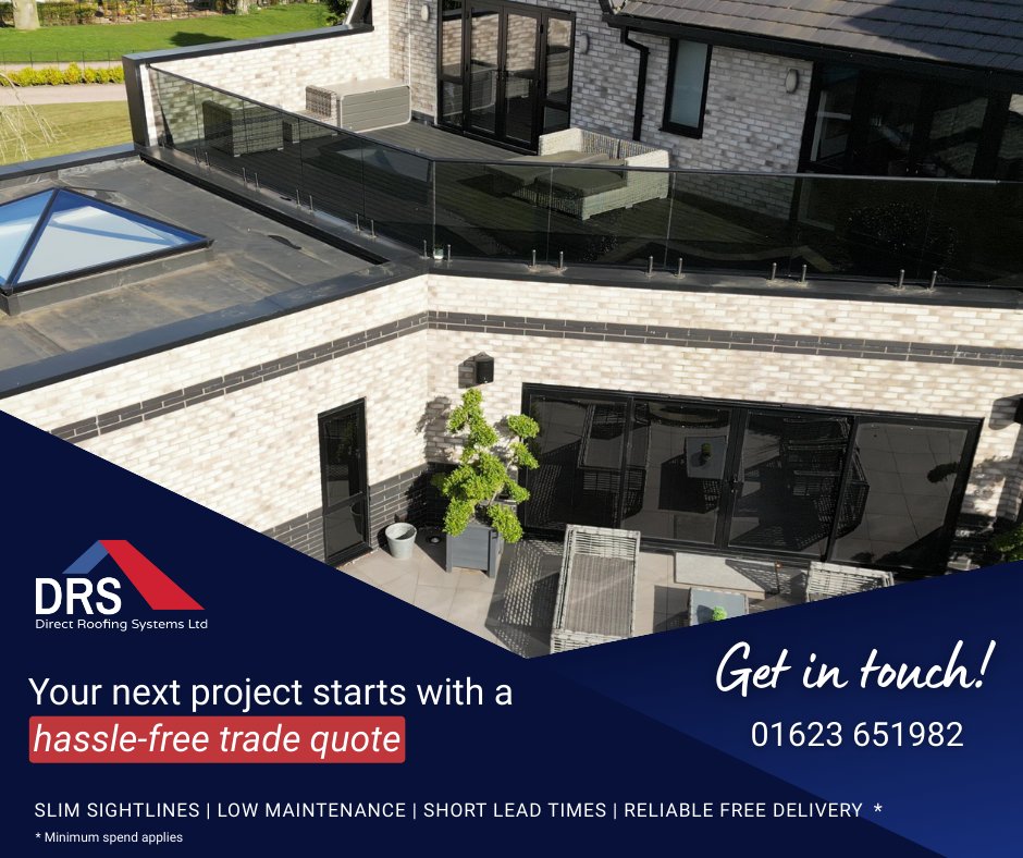 At DRS, success isn't just about offering top-quality #aluminiumdoors, #windows &amp; #rooflanterns, it's about being your trusted partner, by your side every step of the way. Ready to make your next project a success? Call 01623 651982