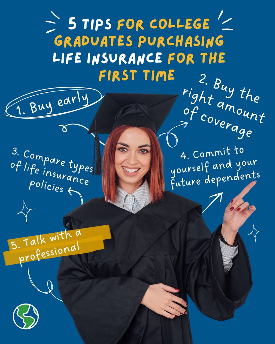 Just graduated and stepping into adulthood? Life insurance might not be the first thing on your mind—but it’s one of the smartest moves you can make to protect your future and your loved ones. Click the link in the bio for more information.