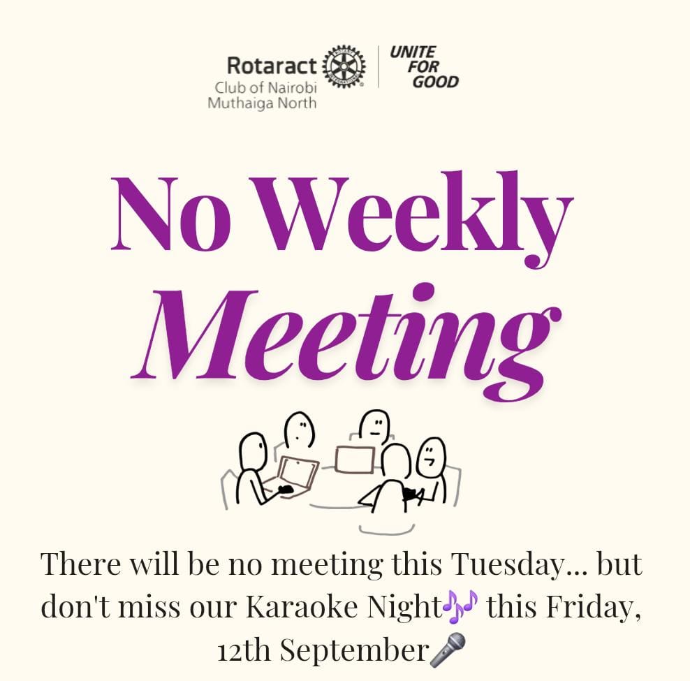 🔊No fellowship meeting today😌
But who needs a meeting when we’ve got Karaoke Night? 🎤🔥
See you this Friday 12th Sept for a night of good music, good vibes &amp; good company ✨