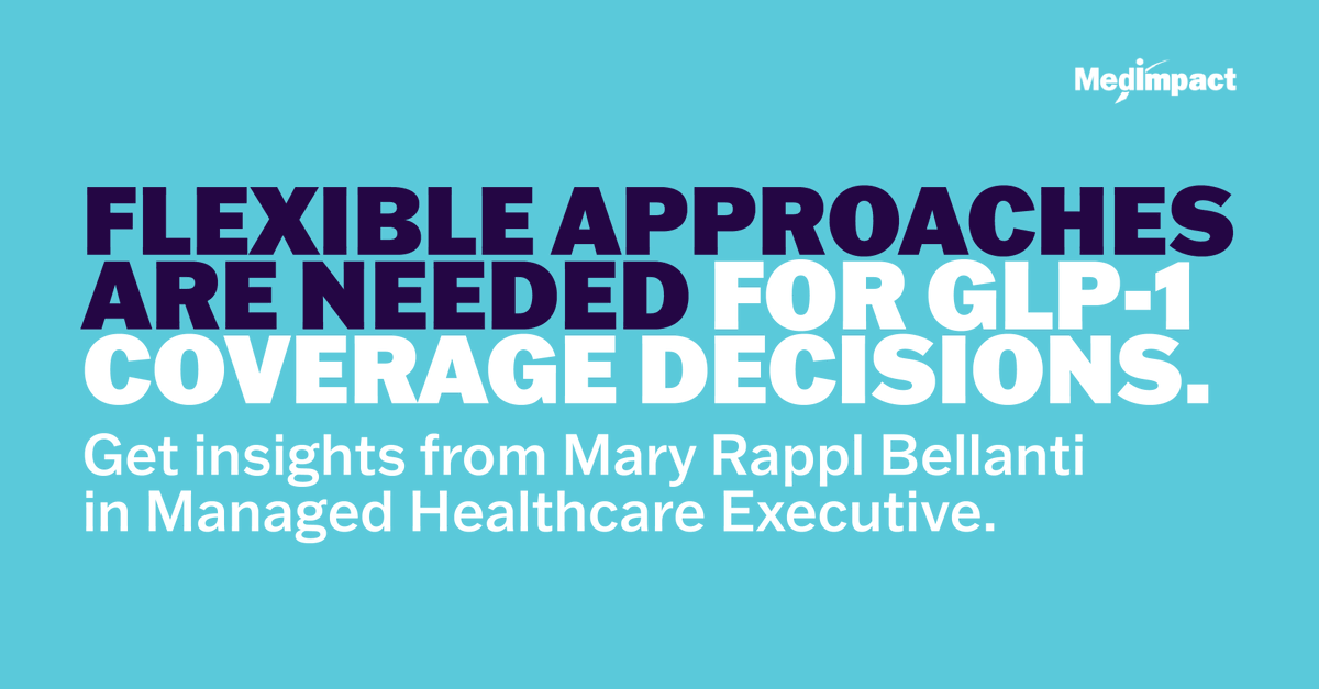 “We need to be addressing the category as a whole”

At #PBMI2025, MedImpact’s Mary Bellanti discussed why new approaches are essential for GLP-1 coverage decisions. Read more of her insights in <a href="/MHExecutive/">Managed Healthcare</a>: okt.to/GhX15w

#wearemedimpact #atruepartner