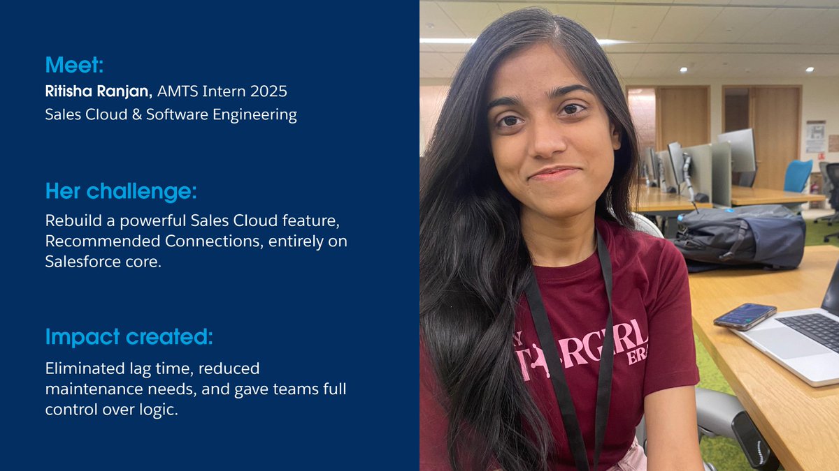 SalesforceEdu's tweet image. What Futureforce is all about? Giving emerging talent the tools, mentorship, and trust to solve real problems. 

Here's a glimpse into our summer interns’ journeys and impact: sforce.co/APACFF

#Salesforce #India #SummerInternship