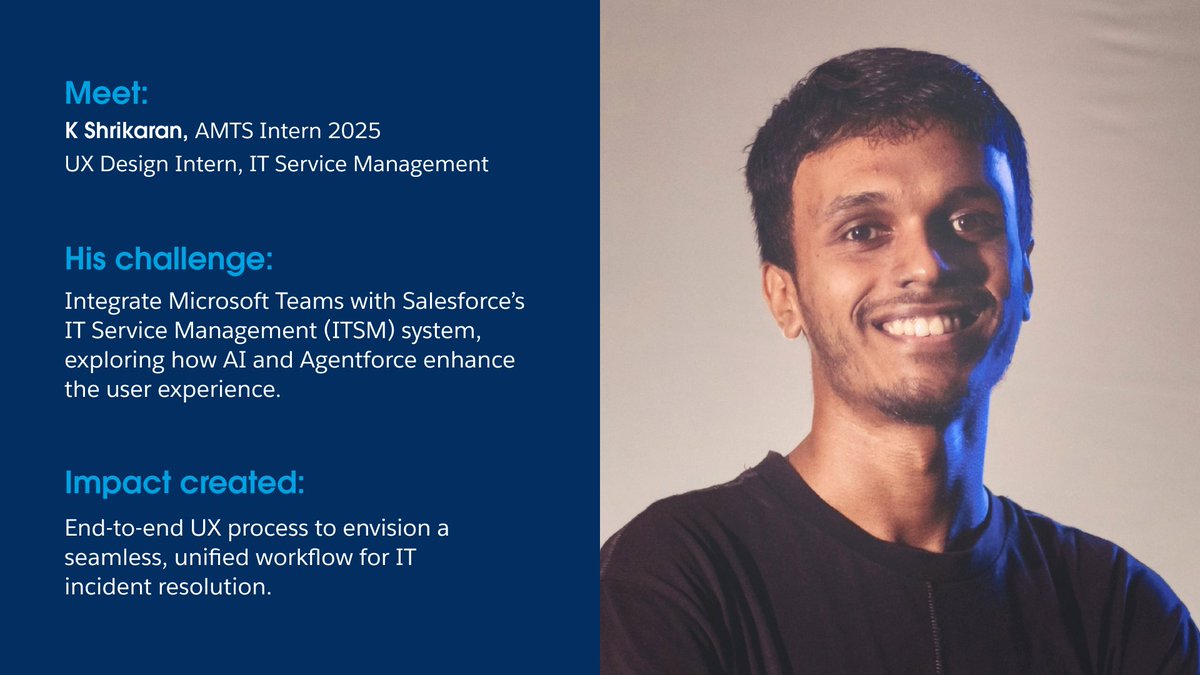 SalesforceEdu's tweet image. What Futureforce is all about? Giving emerging talent the tools, mentorship, and trust to solve real problems. 

Here's a glimpse into our summer interns’ journeys and impact: sforce.co/APACFF

#Salesforce #India #SummerInternship