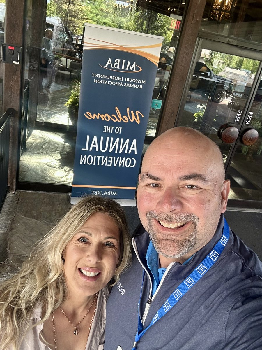 Laura and I love being with the incredible community bankers of Missouri at <a href="/theMIBA/">MIBA</a> conference. This group truly takes care of #mainstreet day after day.