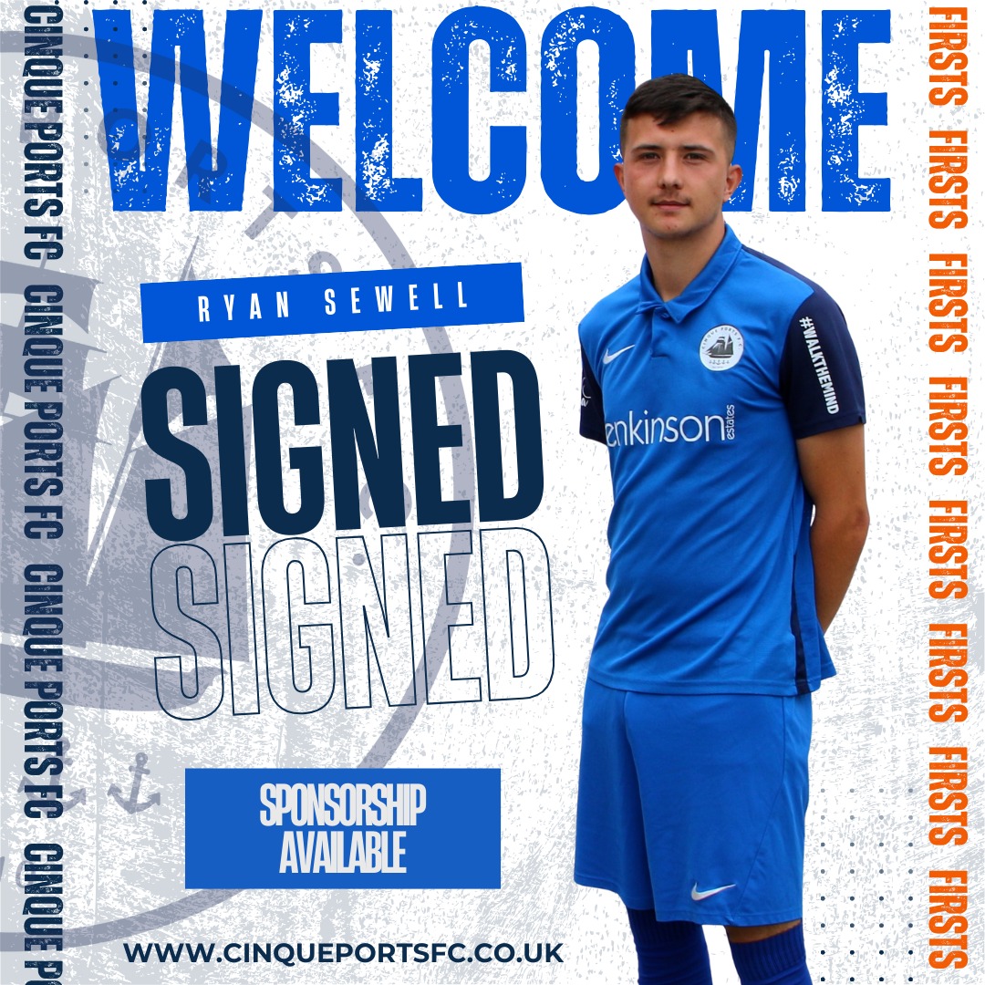 🚨 PLAYER ANNOUNCEMENT #15 🚨

We’re delighted to confirm the return of Ryan Sewell 💙

A huge signing for the club – Ryan rejoins us from Dover Rangers and takes on the role of Vice-Captain. An attacker who quite literally covers every blade of grass, Ryan brings energy,