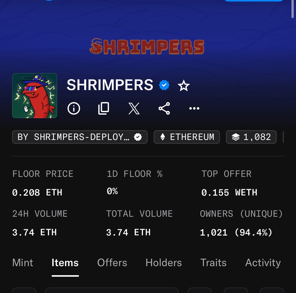 otc_hub's tweet image. 3x @Shrimpers_nft NFT Giveaway🎁
(FP: 0.2 ETH)

To enter:
1️⃣ Follow @Shrimpers_nft 
2️⃣ Like &amp;amp; Retweet
3️⃣ Tag 2 friends
4️⃣ Join Discord Server 

discord.gg/AmkvePe9

Note: Winners will be announced on discord 🫶🏻.

24hrs