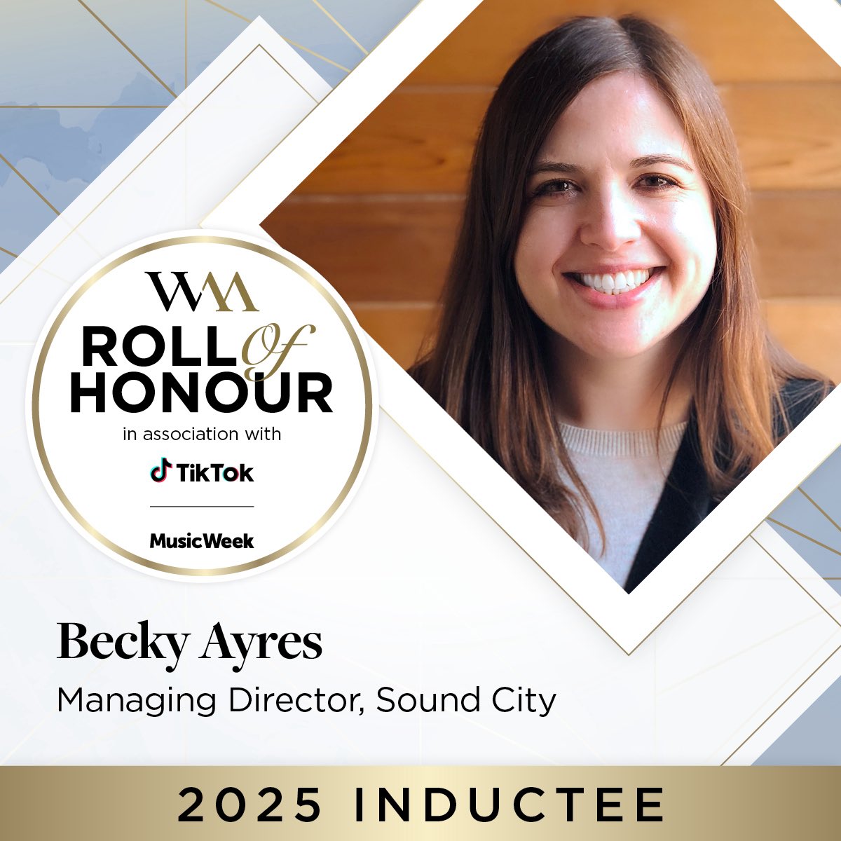 I am absolutely over the moon 🌛 to be inducted into this year’s <a href="/MusicWeek/">Music Week</a> Women in Music Roll of Honour 😍

It’s truly an honour to be recognised alongside so many incredible women and female identifying individuals 💛

I am so thankful 🙏 ✨💫