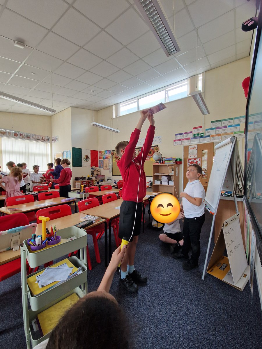 Year 6 have been investigating how to reflect light using mirrors.  They were tasked with lighting up the teddy bear using up to 5 mirrors! #bishoptonscience