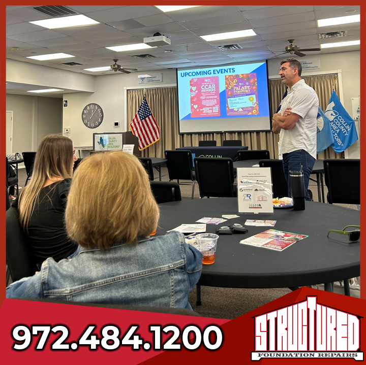 StructuredFound's tweet image. Rich Bartel shared the heart of who we are at the MetroTex Plano Networking Meeting. 💪 Loved connecting with agents &amp;amp; hearing a 10-yr glowing testimonial! Bonus: learned Google tips from the fabulous @SamIAmHouses of Simply Texas
#Plano #FoundationRepair #DoTheRightThing