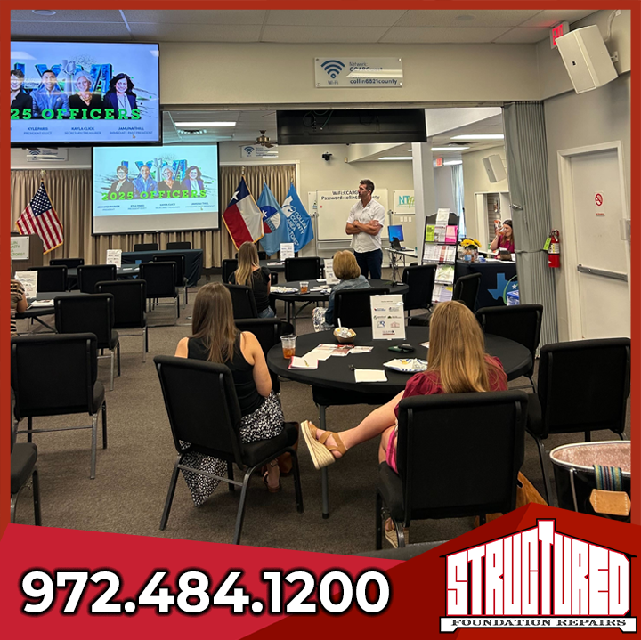 StructuredFound's tweet image. Rich Bartel shared the heart of who we are at the MetroTex Plano Networking Meeting. 💪 Loved connecting with agents &amp;amp; hearing a 10-yr glowing testimonial! Bonus: learned Google tips from the fabulous @SamIAmHouses of Simply Texas
#Plano #FoundationRepair #DoTheRightThing