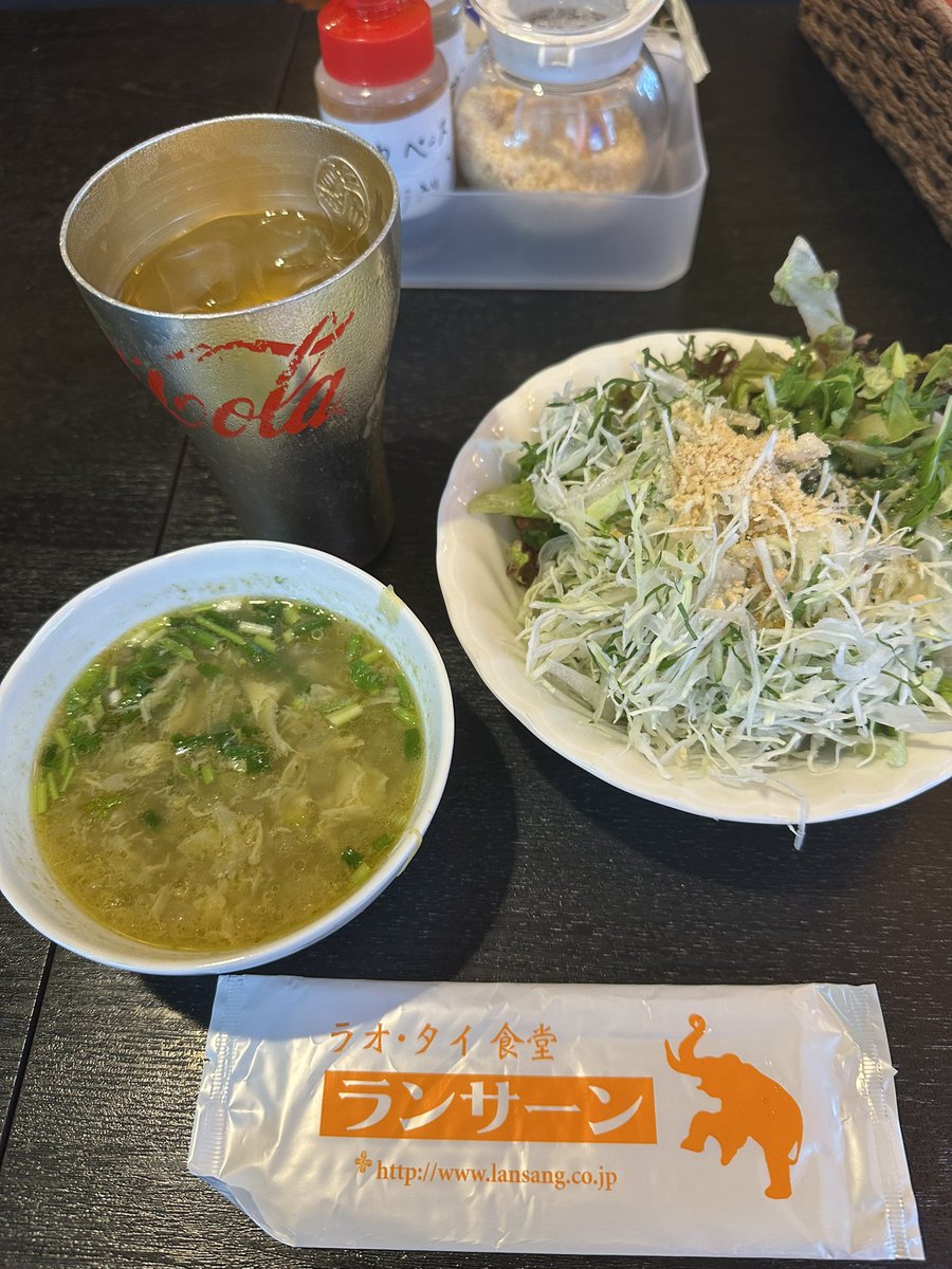 なんて言ったらいいんだろう

ここより美味しいグリーンカリーを知らない。
吉祥寺ランサーンさん。
全てが美味い。
席に着くと先ず供されるサラダとスープ。
本日のメニューはこれだけですと言われても納得して帰る。ランチのサラダで、ですよ。よくあるランチセットの付け合わせサラダではない。
→