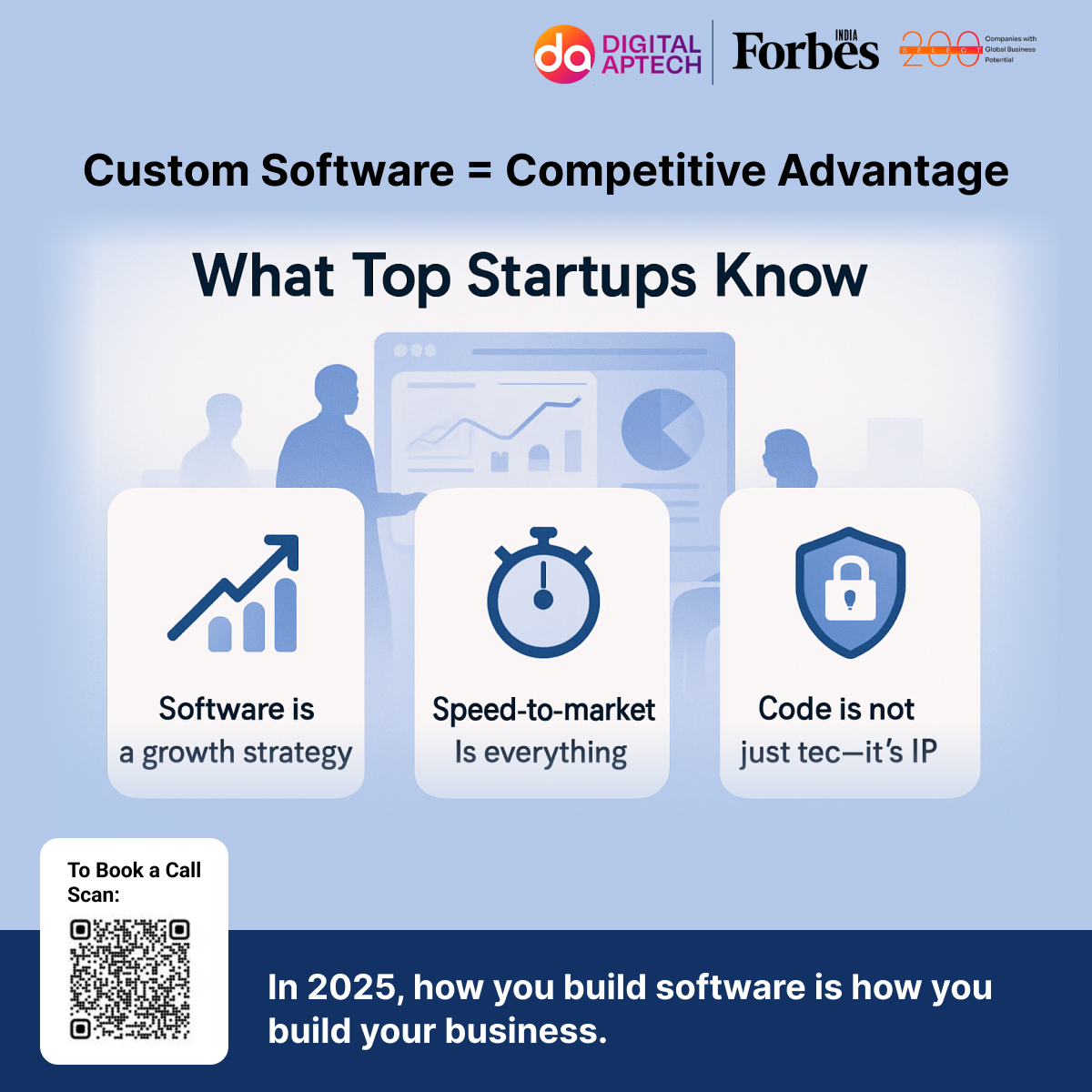 DigitalApTech's tweet image. Your software is your edge. At Digital Aptech, we empower startups &amp;amp; enterprises with scalable, future-ready solutions to fuel growth. In 2025, build software, build business.
#DigitalAptech #CustomSoftware #TechForGrowth #StartupStrategy #FutureReady #BusinessInnovation
