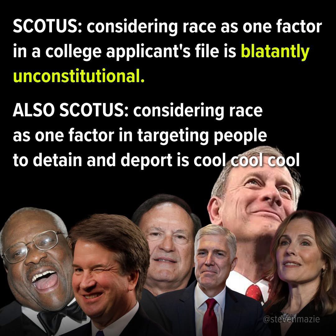 BiatchDulce's tweet image. It wasn't that far to go between Supreme and Supremacist.
#SCOTUSIsCorrupt