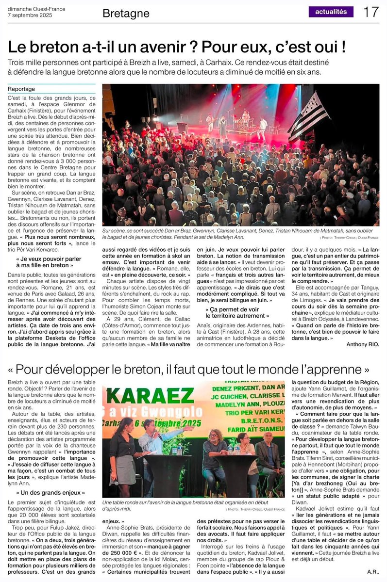 [Breizh] Més de 3.000 persones s'apleguen en el festival Breizh a Live pel futur de la llengua celta bretona