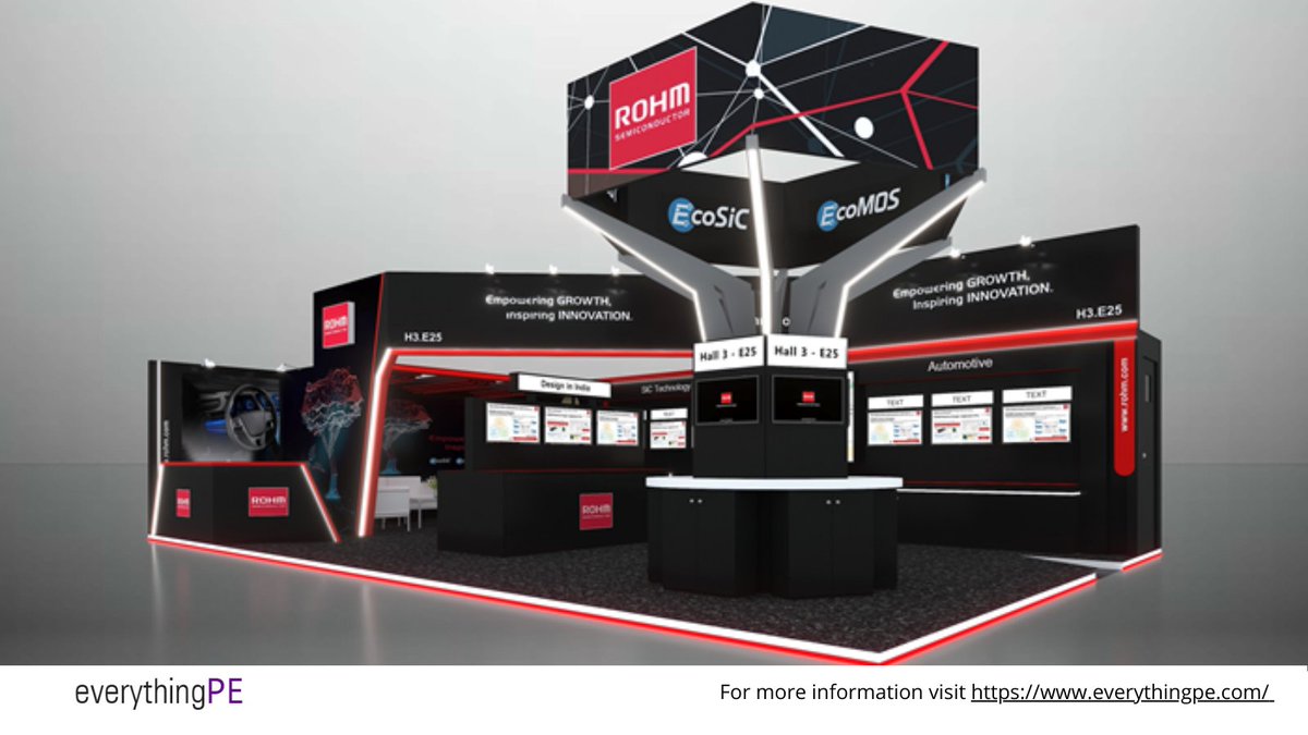 everything_PE_'s tweet image. ROHM to Showcase Advanced Power Solutions at electronica India 2025

Read more: ow.ly/iiVp50WTQUe

#rohmsemiconductor #electronicaIndia #GaNtechnology #SiCmodules #automotiveinverter #industrialpower #powerelectronics