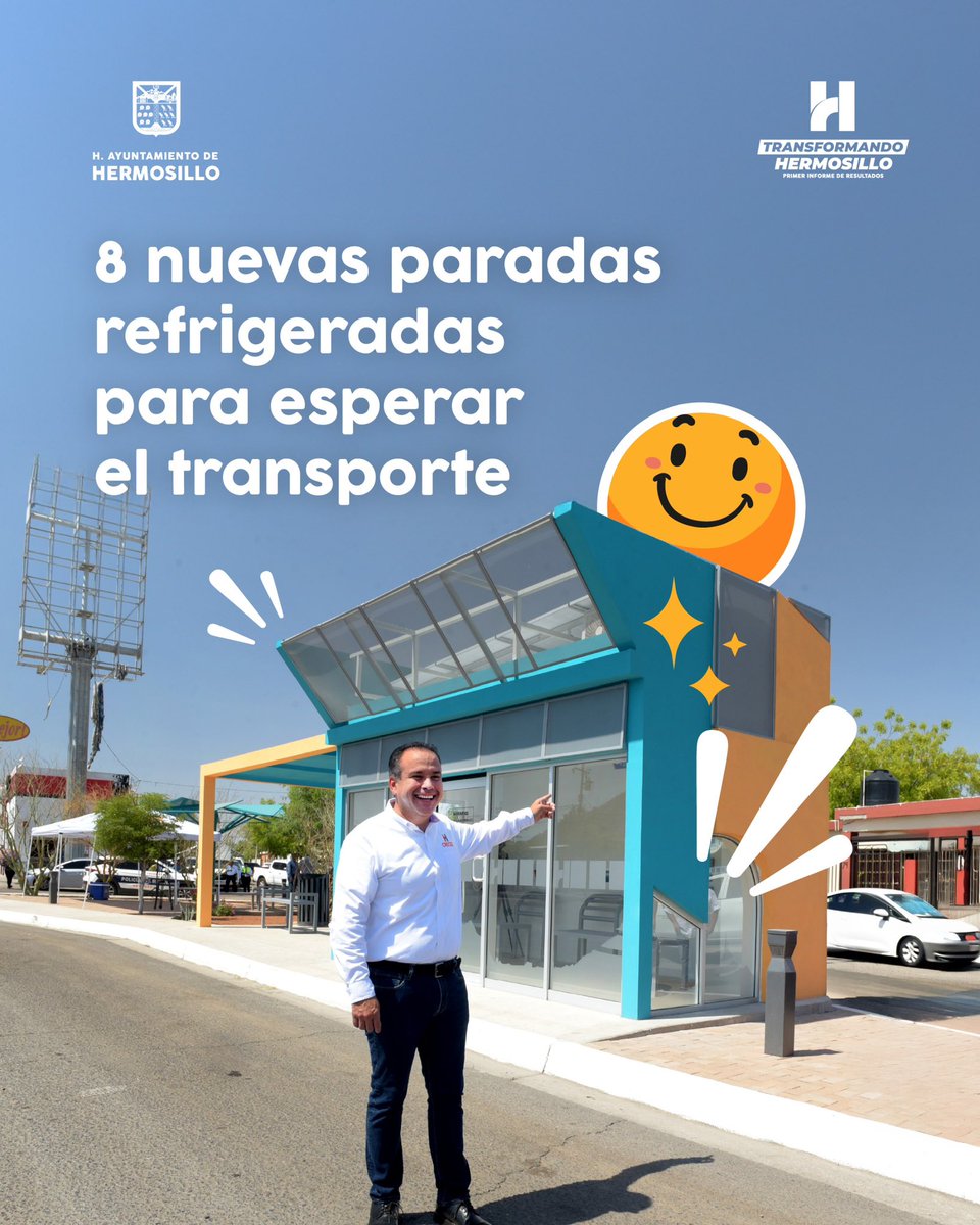 Con innovación, trabajo y resultados, ¡estamos transformando Hermosillo! 🙌🏼

Acciones únicas en México nos han permitido brindar seguridad, oportunidades y una mejor calidad de vida a las familias hermosillenses.🚍⚡️☀️

Sabemos que aún falta, ¡pero juntos lo estamos logrando!