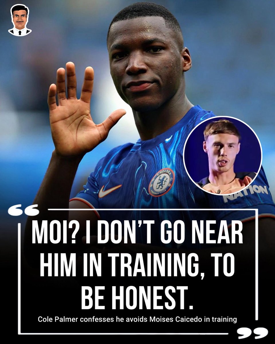Moises Caicedo talking about Cole Palmer.