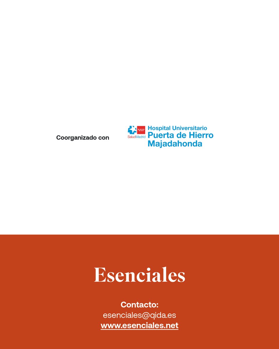 🗓️ Ya disponible el programa completo de la III Jornada #Esenciales: “El reto social de la dependencia sobrevenida: creando redes de colaboración”

📍 9 oct 2025 | H. U. Puerta de Hierro Majadahonda
🎟️ Jornada gratuita y presencial
 
¡Regístrate! ✍️ seasalt.tech/app/#/tabs/cou…