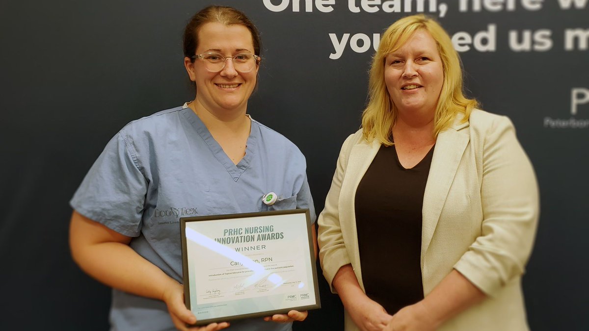 Rachel &amp; Carly are two winners of the donor-funded PRHC Foundation Nursing Innovation Awards held at PRHC’s Nursing Symposium this spring. Learn more about Rachel &amp; Carly's innovations through this great feature by kawarthaNOW buff.ly/g2OfimT Thanks to all PRHC nurses!