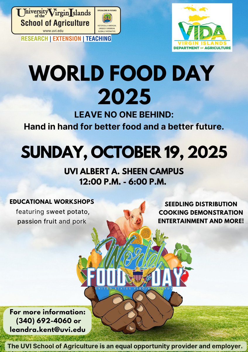 UVI School of Agriculture tweet media