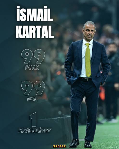 İsmail Kartalın gelmesini isteyen herkes saf duygularla Fenerbahçesine bağlı olan tek derdi Fenerbahçe olan kişiler.
Yabancı hoca diyen herkesin bi menfaati var.