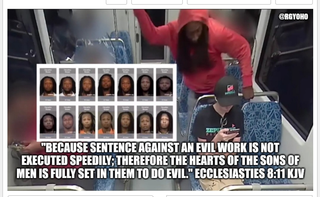 rgyoho's tweet photo. Judges and prosecutors should be held criminally liable for turning these animals loose on the public!

#subwaygirl #Ukraine #stabbing #charlotte #CrimeNews #subway https://t.co/YeuXUNus8b