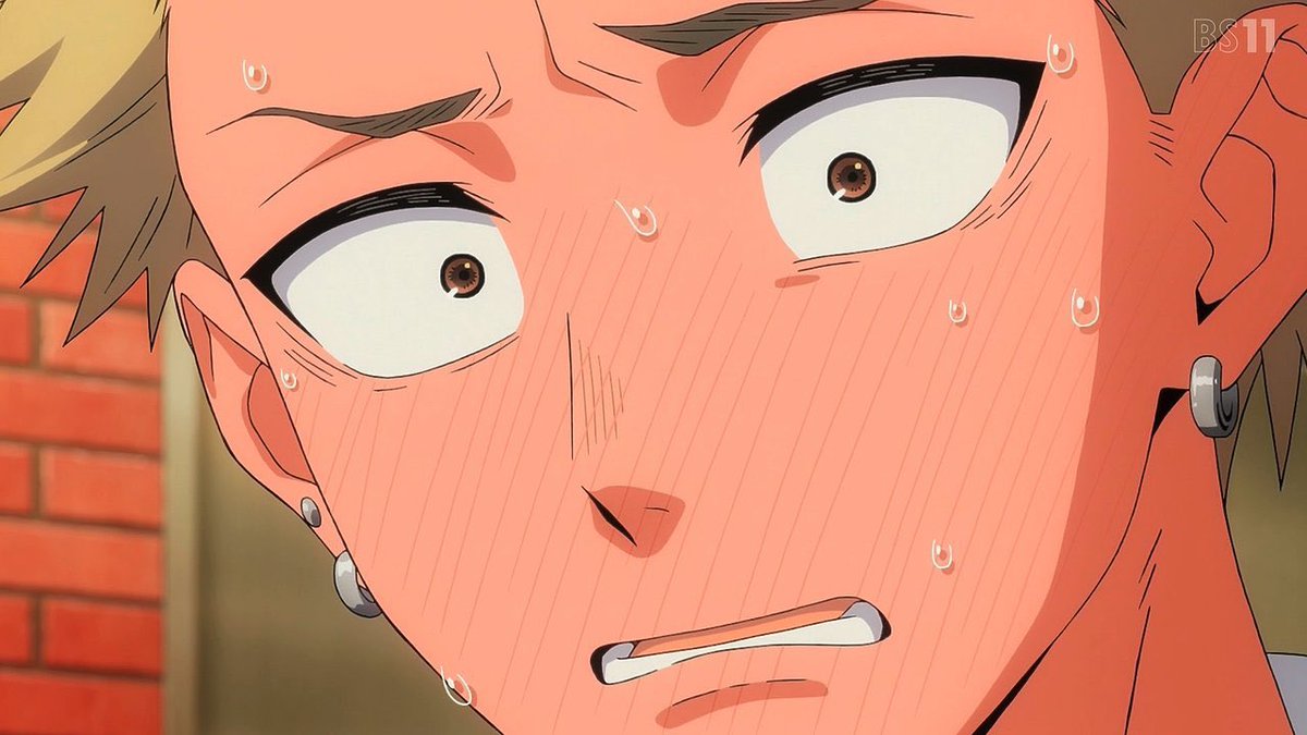 haitaniwhor3's tweet photo. i have never seen Rintaro so flushed and red before😭 
the Kaoruko effect is real

#KaoruHana #薫る花は凛と咲く https://t.co/SuiwbddcFj