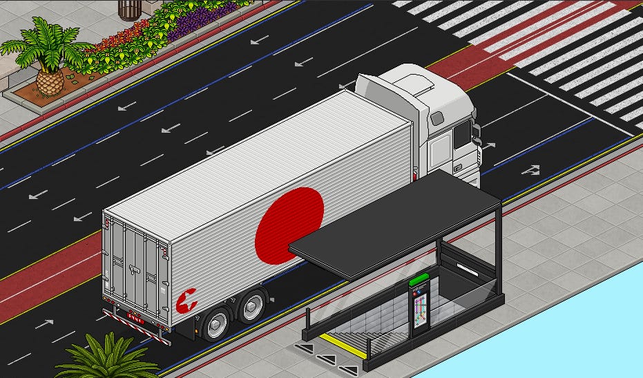 pixelbllet's tweet image. Atenção, novidades na área!✨

Ontem (08/09) alguns caminhões estampados com o círculo vermelho estavam circulando pela Capital da Seawood. 
Tudo indica que é a chegada do novo single &quot;Tokyo Takeover&quot; de Kira. 🔴💫
Mais novidades em breve... 👀