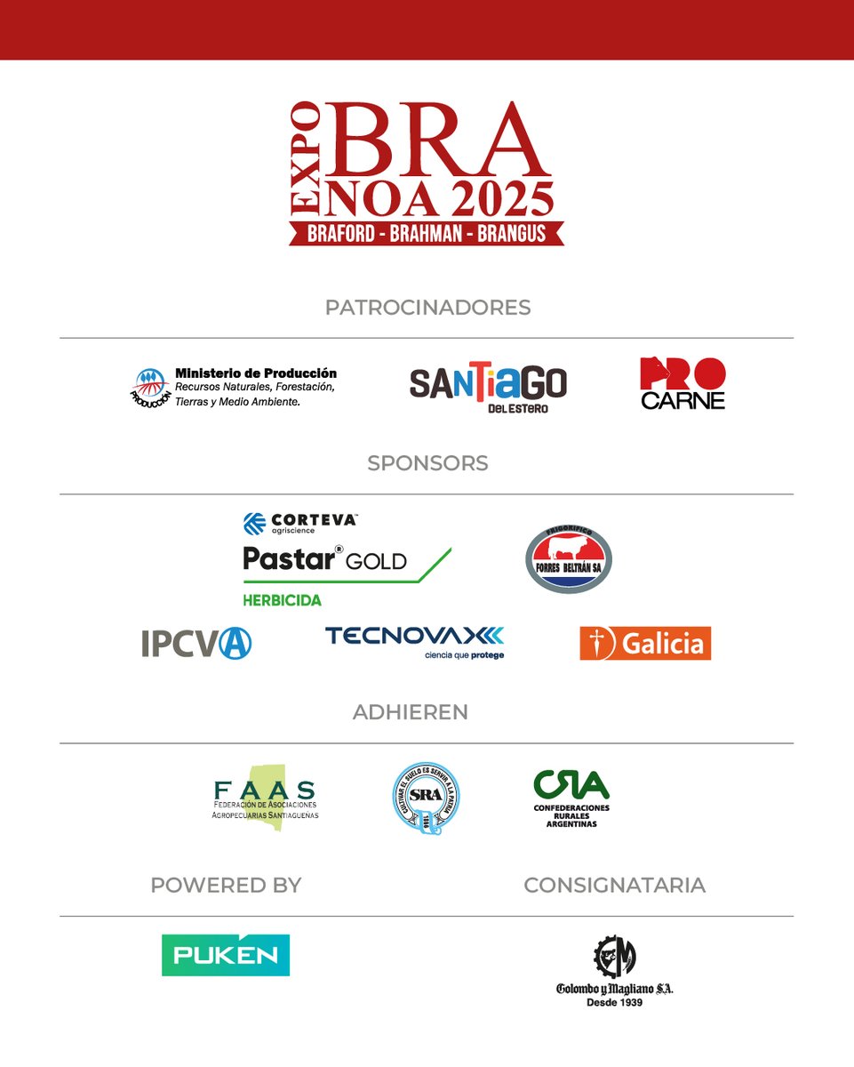 🥩 Este 17 de septiembre nos vemos en la #PeñaExpobra!!!

Realizaremos nuestra esperada y ya tradicional degustación de #CarnesBraford junto a #LaLeonorCarnes 🤜🏼🤛🏼 #BrafordAPuraExpo