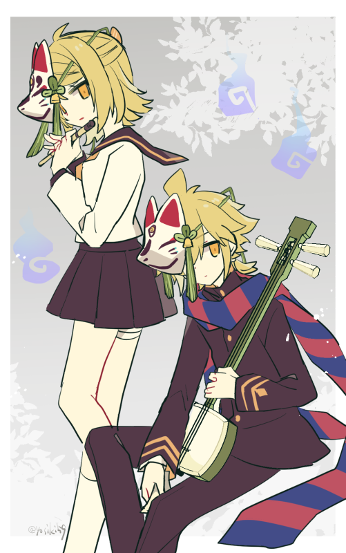 鏡音レン 「」|由杞のイラスト