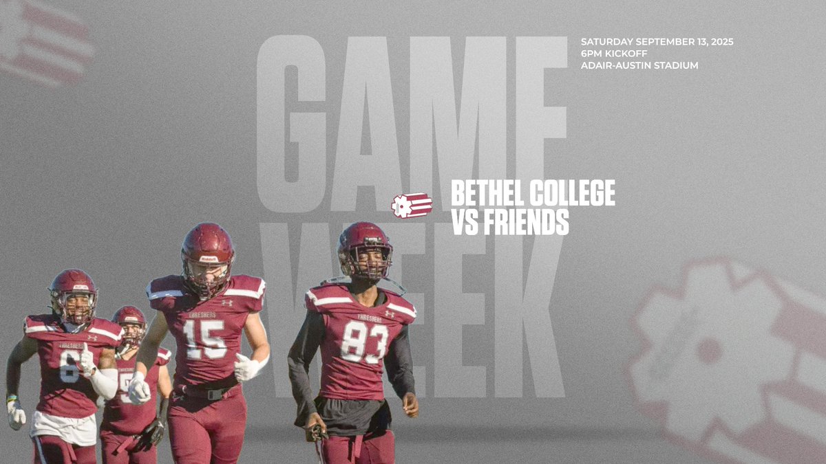 Another opportunity. Another statement. Let’s work.

🆚: Friends
🗓️: Saturday
⏰: 6 PM 
🏟️: Adair-Austin Stadium

🔗: kcacnetwork.com/bethel