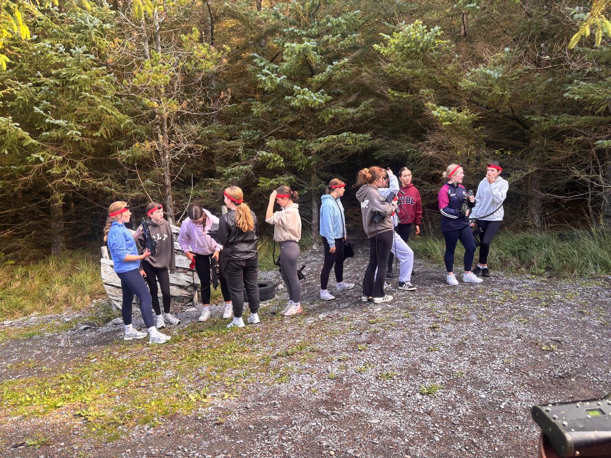 Great day in <a href="/EileMental/">Eile Mental</a> for our TY students laser tag, disc golf and orienteering <a href="/ClaregalwayColl/">Claregalway College</a>