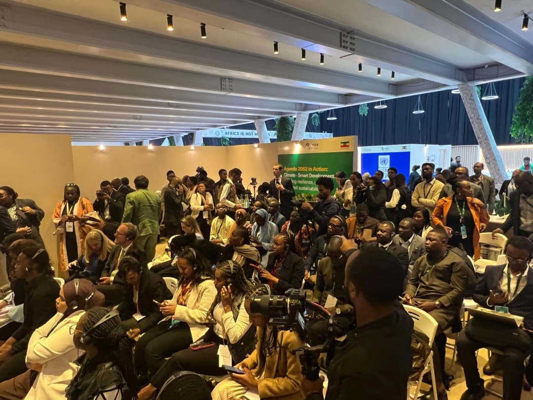 CSDevNet1's tweet image. 📸 Pictorial excerpt from
A session moderated by Dr.@SamuelOgallah, "Dialogue on Taking Stock of ACS-1 Outcomes," at the ongoing 2nd Edition of the Africa Climate Summit (ACS-2) in Addis Ababa, Ethiopia. 🌍✨
#ACS2 #AfricaClimateSummit #ClimateAction #SustainableAfrica