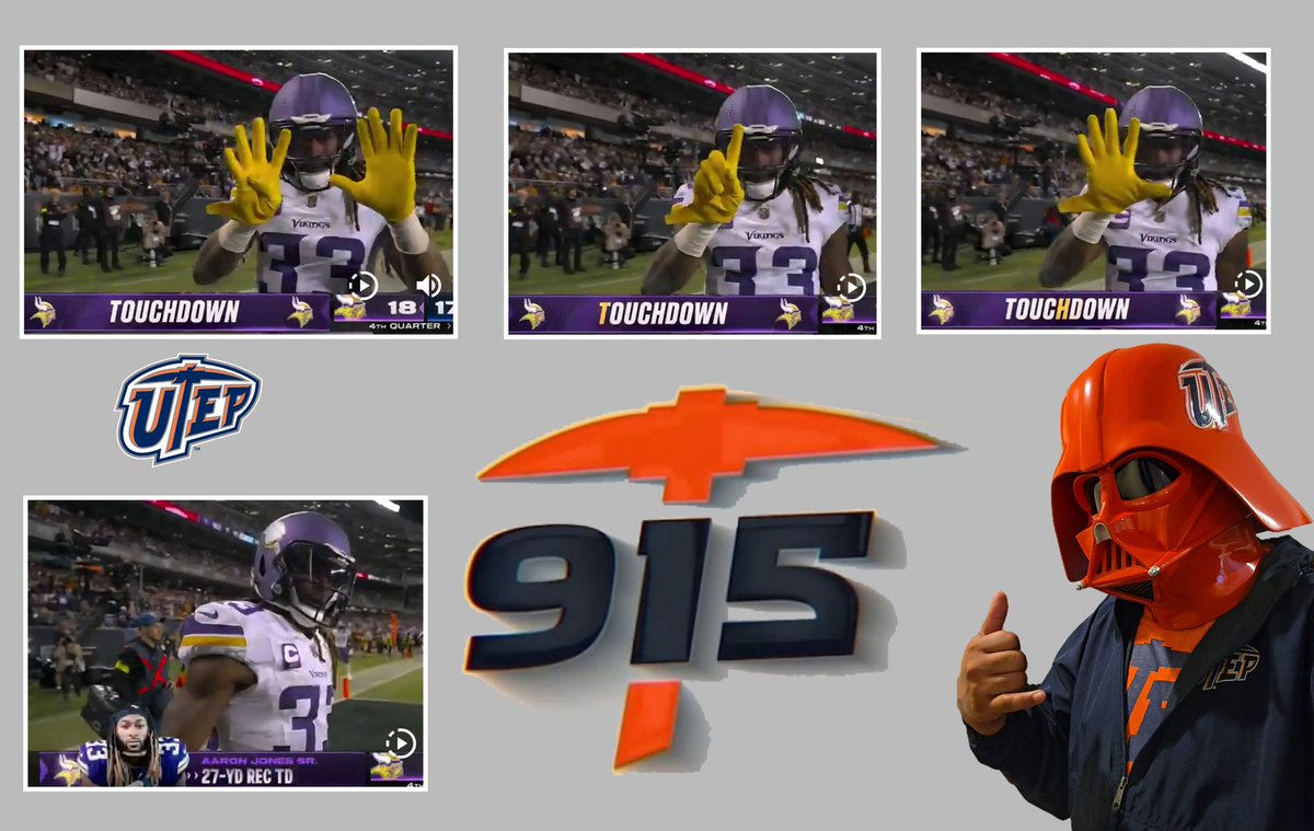 Oh, how I wish my Dallas Cowboys would have picked up <a href="/Showtyme_33/">Aaron Jones 3️⃣3️⃣</a> .  Not much has changed since he wore the 🟧 and 🟦.  Still bringing it!  I will be rocking the <a href="/UTEPFB/">UTEP Football</a> #29 jersey in Austin vs the Longhorns on Saturday.  🟧 and 🟦 for life.  Picks up baby! ⛏️