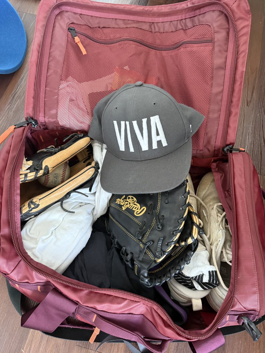 TJHitchings's tweet image. Once again, all packed and ready to go. #ThePerfectGame