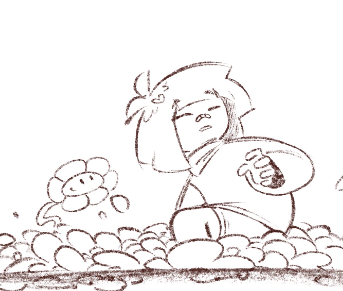 echonoahh's tweet photo. Finally grew some balls and started working on my anniversary piece for undertale 😭 https://t.co/F2CmREgr3O