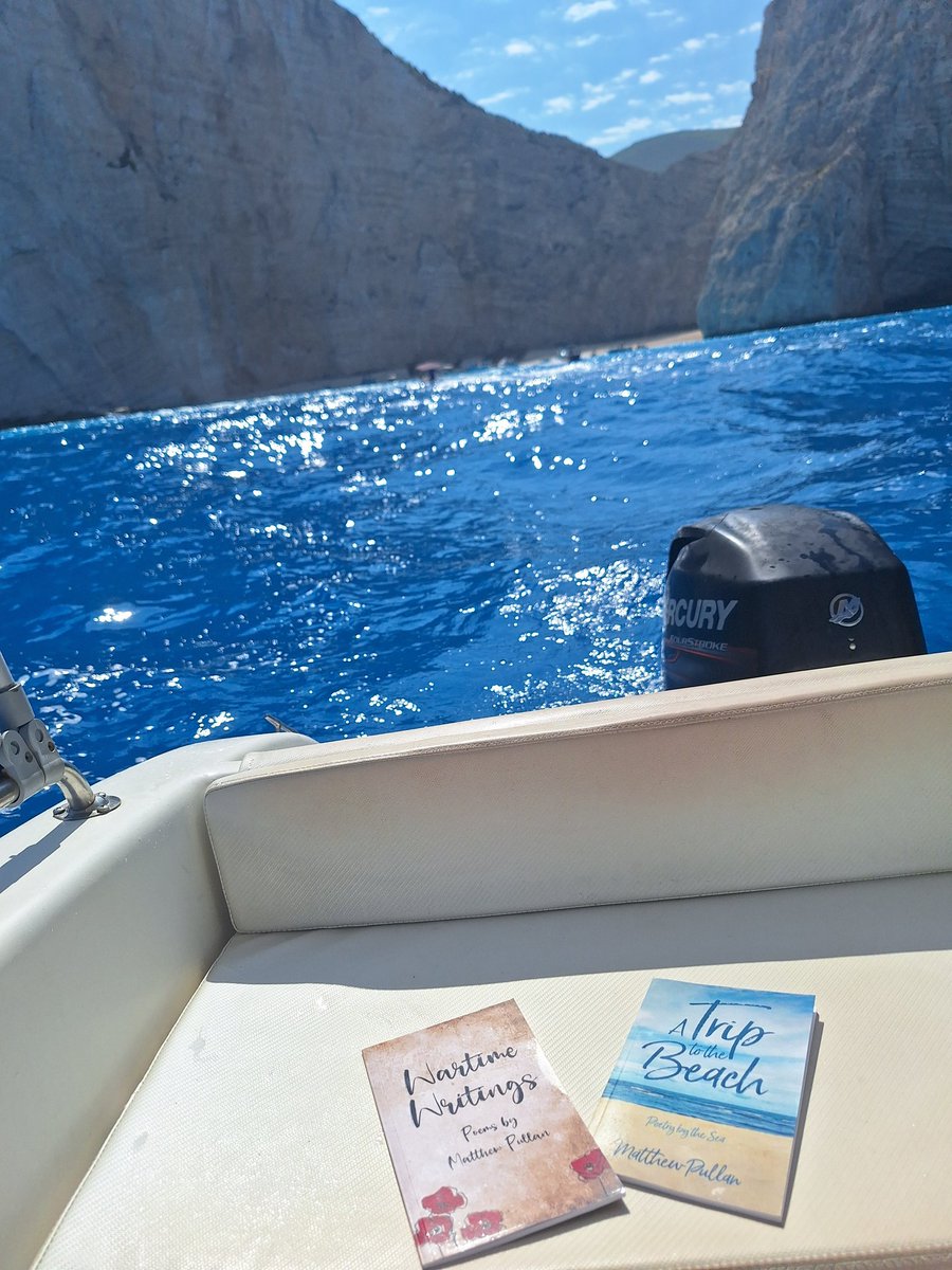 2023 &amp; 2025 Matthew's books travelled to the Greek Island of #Zakynthos ❤️❤️