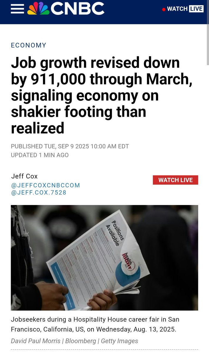 james_kahl's tweet image. Overall a .50% basis cut needs to happen. 

Opinions welcome.
(Learn to invest on my x pinned page. Seven-figure trader over twelve years.)

#stocks #investing #jobdata #jobreport #StockMarket #nyse