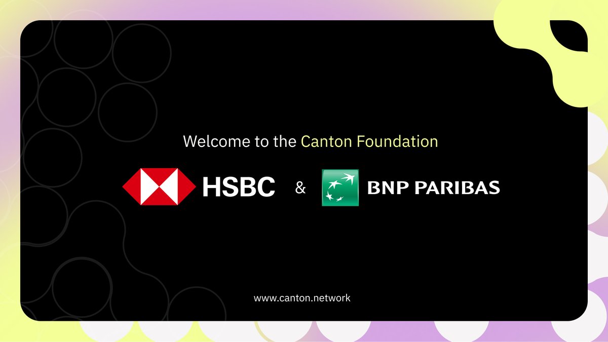 CantonNetwork's tweet image. HSBC and @BNPParibas have joined the @GlobalSyncFdn!
Their participation reaffirms the financial industry’s collective effort to embrace decentralized technology that prioritizes data privacy, operational control, and interoperability at scale.
These two financial leaders join…