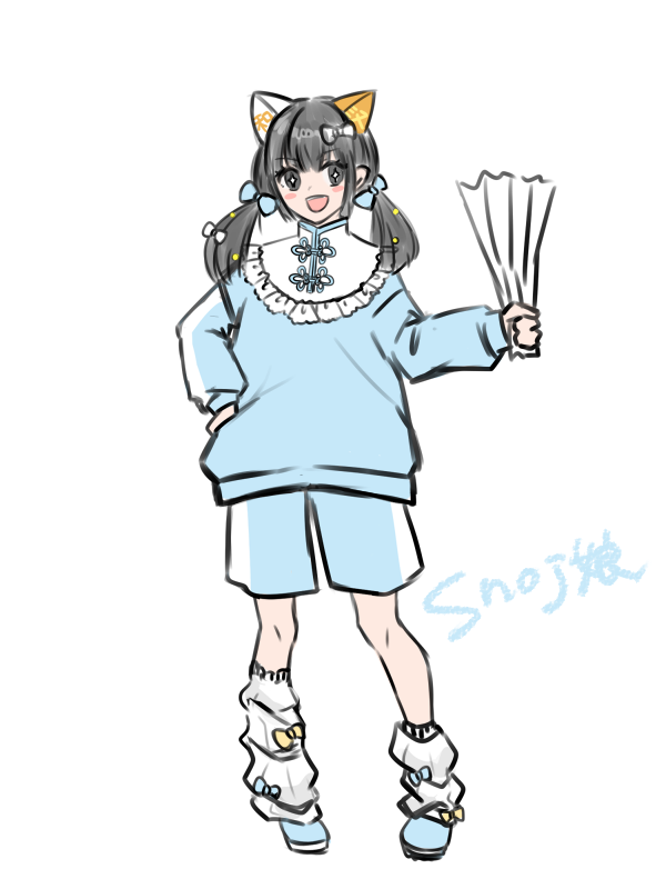 ひつじ様 Y's BORN PRODUCT] COTTON TWILL DEFORMED SLEEVE SHIRT(XS