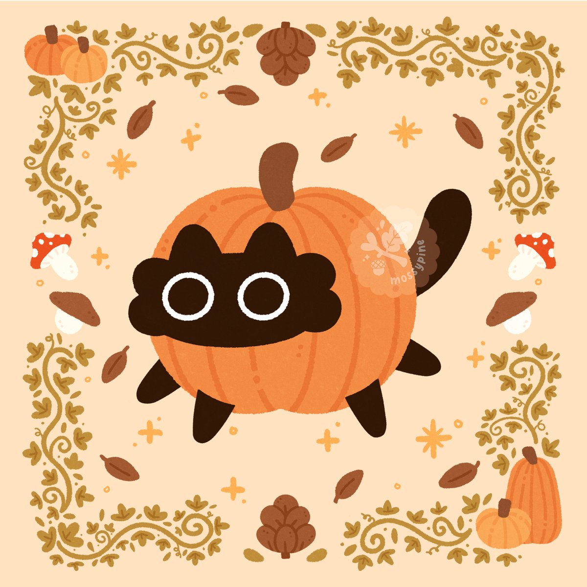 🍂 Is it spooky time yet?!

#cuteart #illustration