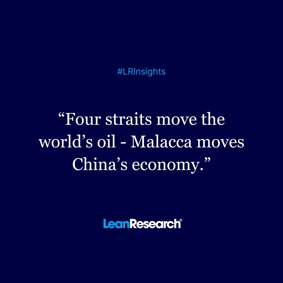 leanrs_'s tweet image. 𝗖𝗵𝗶𝗻𝗮’𝘀 𝗘𝗻𝗲𝗿𝗴𝘆 𝗧𝗿𝗮𝗽: 𝗙𝗼𝘂𝗿 𝗦𝘁𝗿𝗮𝗶𝘁𝘀, 𝗢𝗻𝗲 𝗔𝗰𝗵𝗶𝗹𝗹𝗲𝘀 𝗛𝗲𝗲𝗹 🛢

The world’s oil flows through just four chokepoints: Malacca, Hormuz, Suez, Bab el-Mandeb. Three in the Middle East, one in Southeast Asia—Malacca, through which 80% of China’s oil…