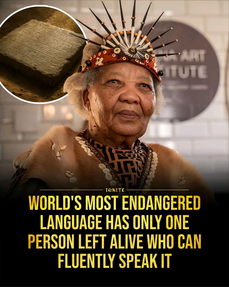 digismarties's tweet image. Katrina Esau, 90 years young, is fighting to preserve N|uu, one of humanity&apos;s oldest languages, spoken by the San people for over 20,000 years. Let’s celebrate and support such cultural guardians! 🌍✨ #SaveLanguages #HeritageMatters