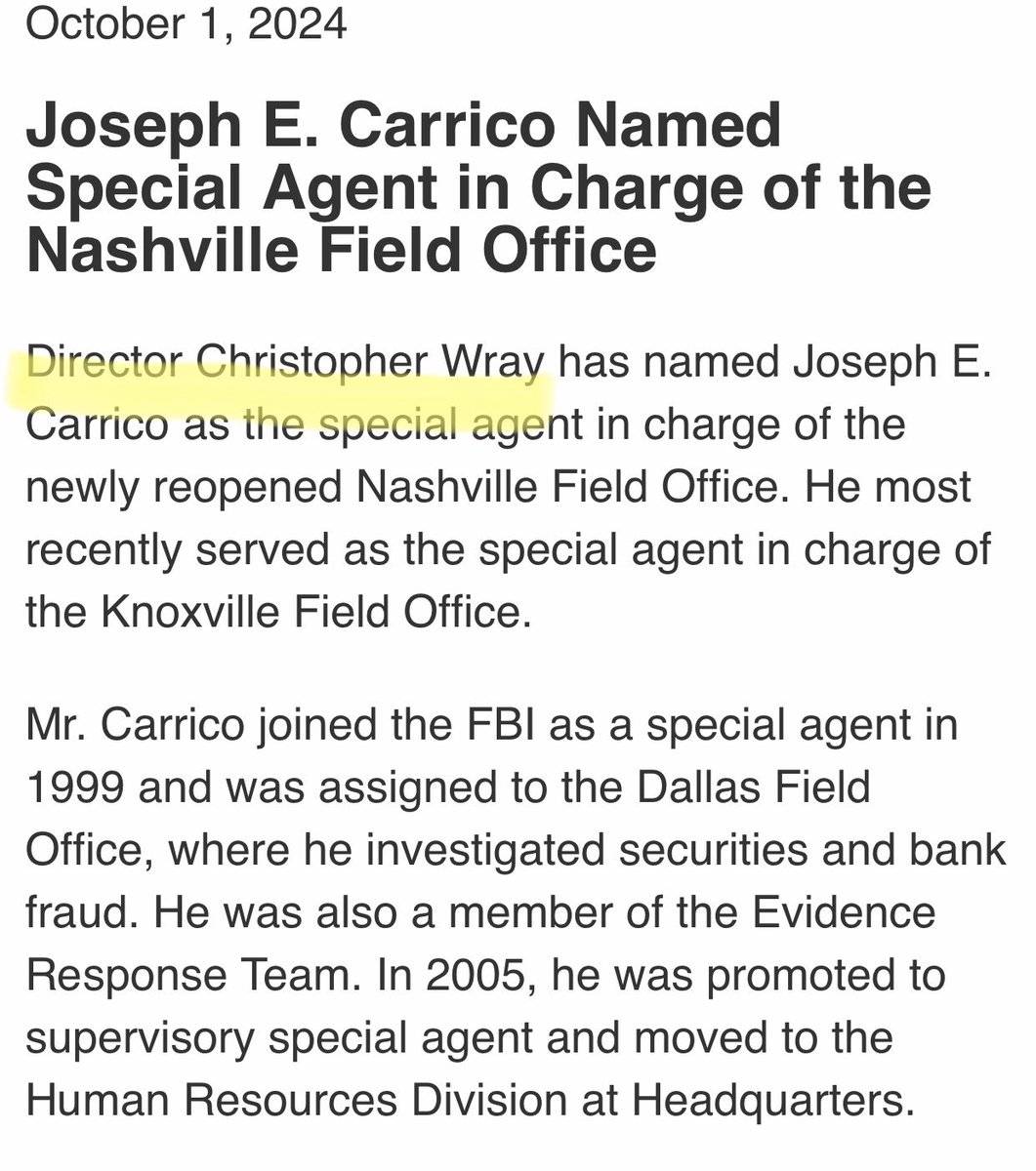 puffalenny's tweet image. #sebastianrogers @0hour1 
💚Justice4 Sebastian Rogers💚
Appointed by Christopher Wray. Enuf said. He’s being investigated so we just need to sit tight. ⚖️ Justice is coming ⚖️ and it may be just around the 🏪. 
fbi.gov/news/press-rel…