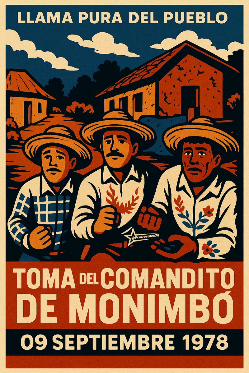 Hoy conmemoramos el 47 Aniversario de la gesta heroica de la toma del Comandito de Monimbó.
El #9Septiembre de 1978, el pueblo de Masaya se insurrecciona, en una de las acciones que encamino hacia el triunfo de la Revolución en 1979.

#TodosSanJacinto 
<a href="/Atego16/">@🅰🆃🅴🅶🅾 🇳🇮</a> <a href="/corpav_m/">Carnitas Sandinista ❤🖤❤🇳🇮</a>
