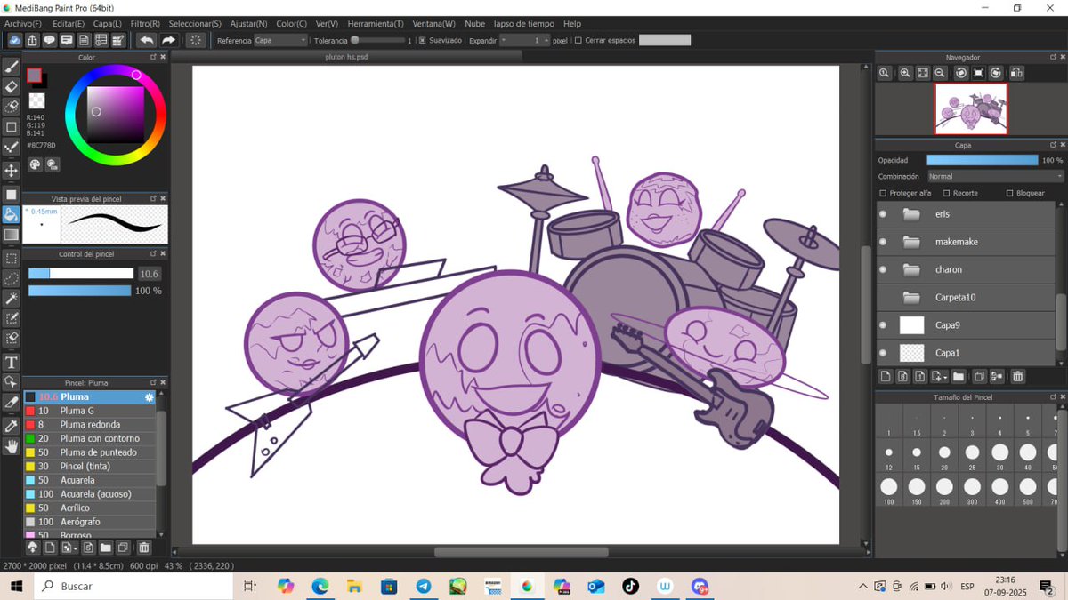 SweetCrowChaos's tweet image. Quiero seguir avanzando con este dibujo pero el trabajo me roba la energía qoq 
Que vivan los planetas enanos! 💖

#wip #solarballs #dwarfplanets #solarballsart #solarballsfanarts