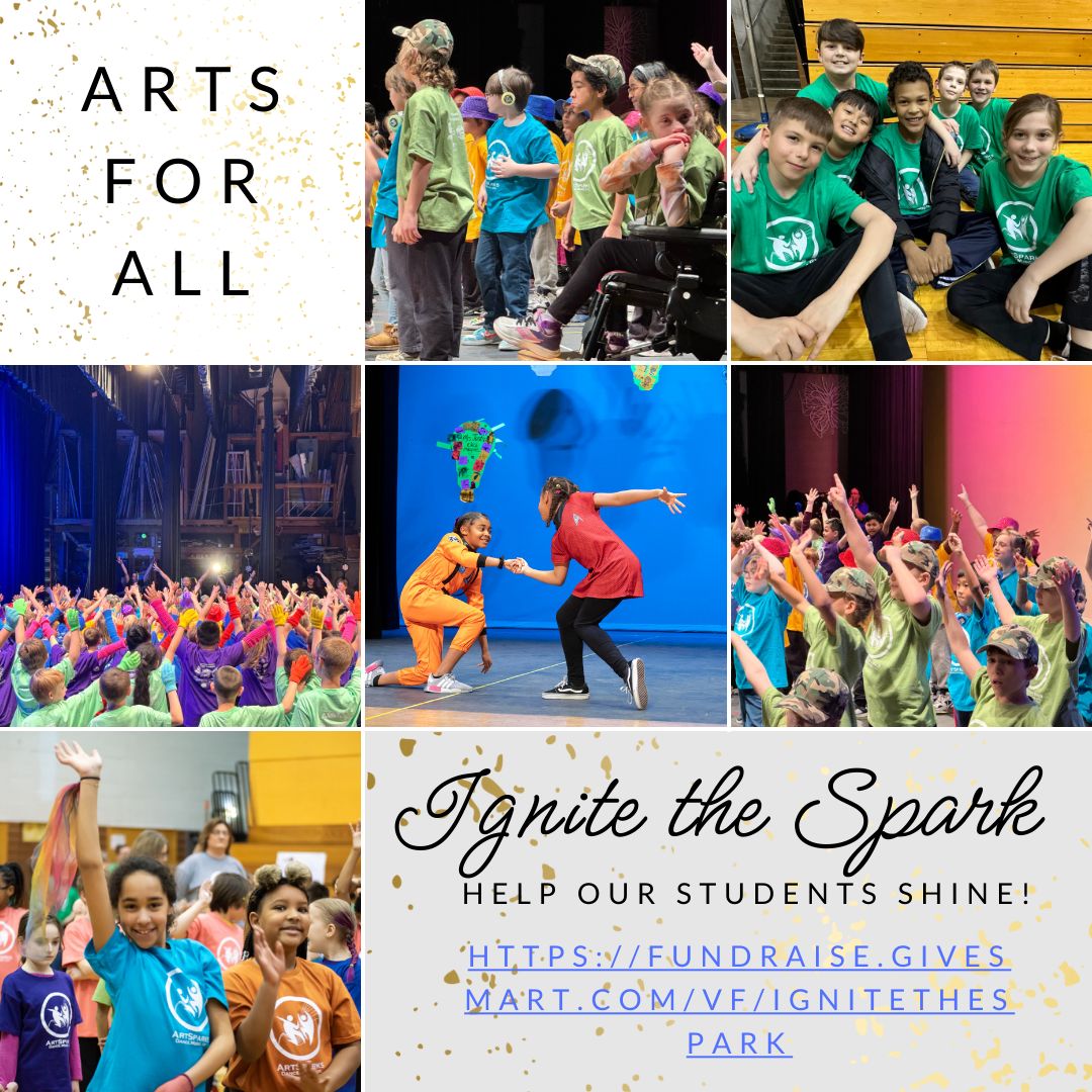 Help us reach our goal! This week, we’re aiming for 20 donations of $50 to support Arts For All programming. Every gift gets us closer to sparking student success. fundraise.givesmart.com/vf/IGNITETHESP…
