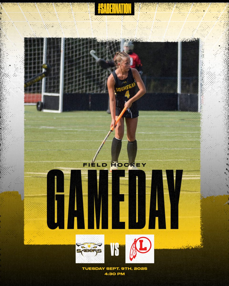 Your Sabers Field Hockey team is taking on Laconia today at home! Come to Calvetti Family field at 4:30 to watch the Sabers compete! #SaberNation