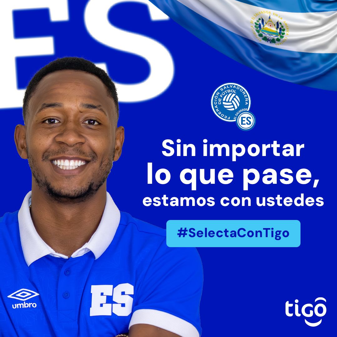 TigoElSalvador's tweet photo. La ilusión sigue viva, el sueño continúa y el país sigue de pie junto a la Selecta. ✨🇸🇻 #SelectaContigo https://t.co/X9pZt5t8MW